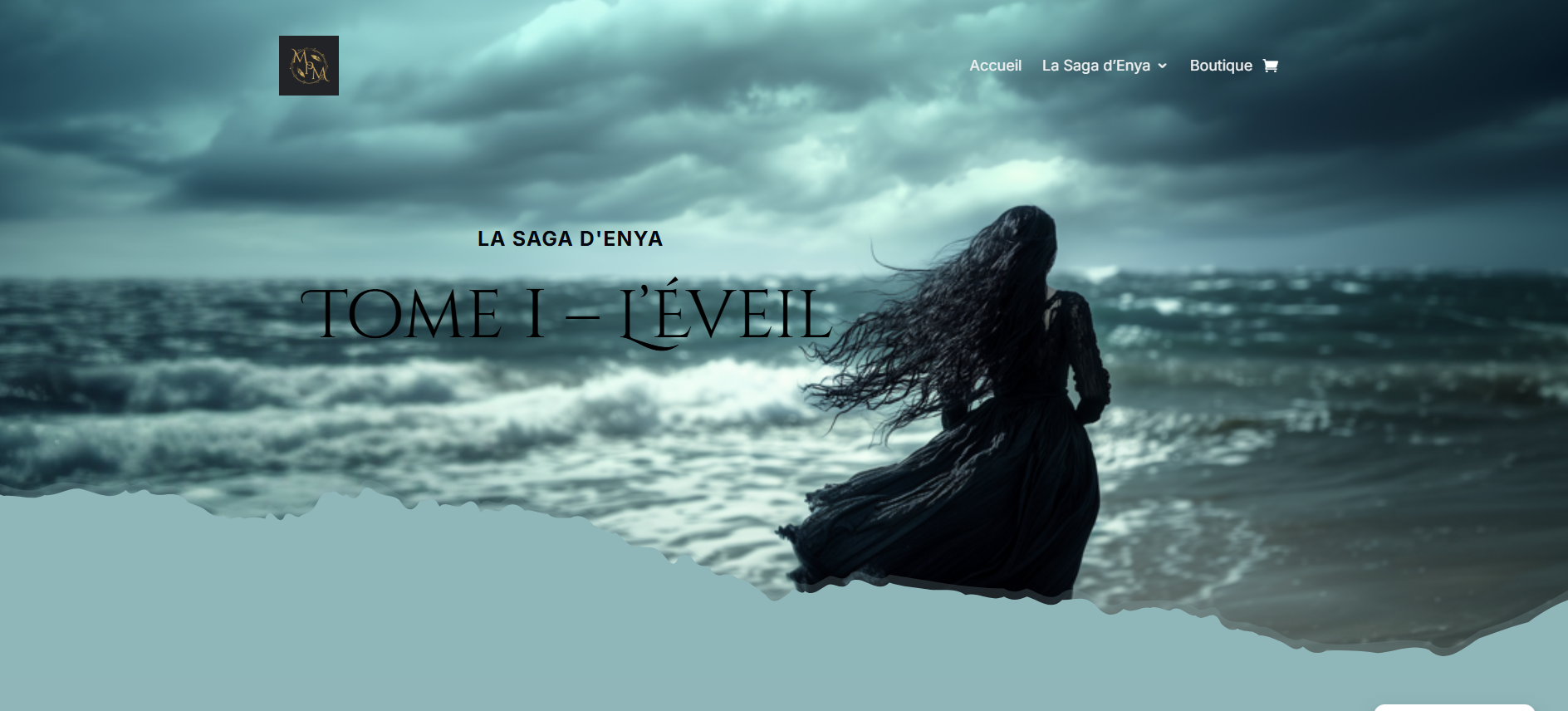 Page du tome 1 de la saga d'Enya
